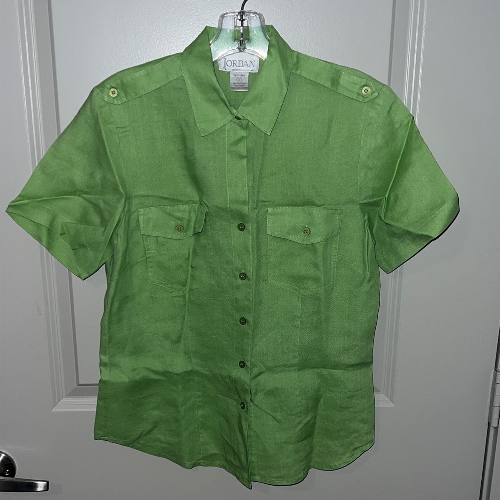 Jordan Green Button Down Shirt